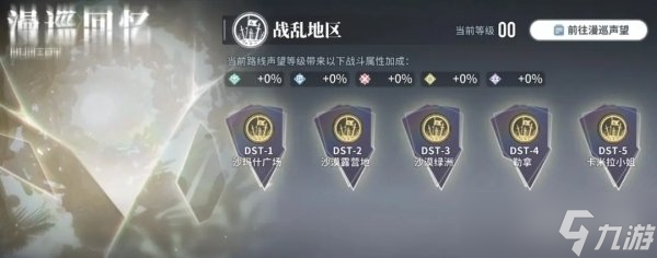 白荆回廊蜃楼战乱地区漫巡路线技能是什么