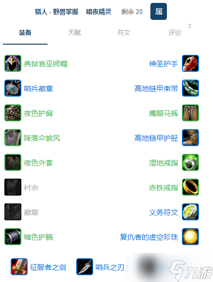 《魔兽世界》plusP2兽王猎团本前BIS装备推荐一览
