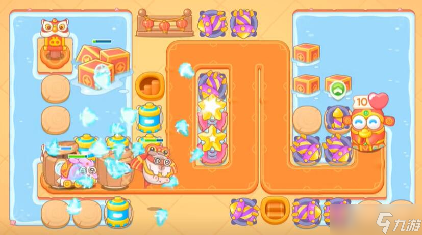 保卫萝卜4福神大作战第14关怎么过