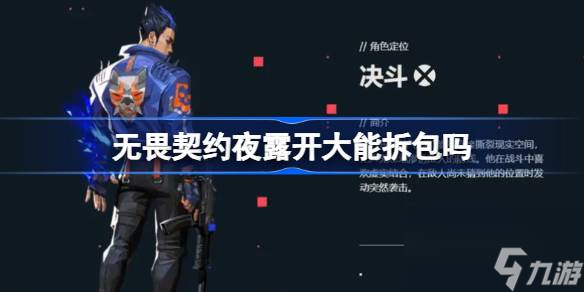 无畏契约夜露开大能拆包吗,无畏契约夜露X技能介绍