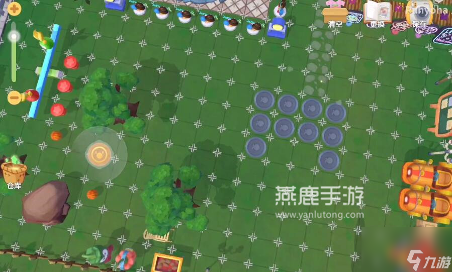 摩尔庄园手游怎么把家具悬空