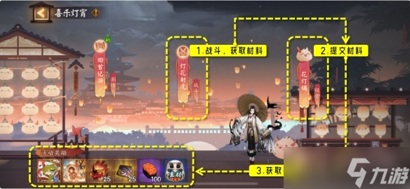 《阴阳师》喜乐灯宵活动阵容介绍