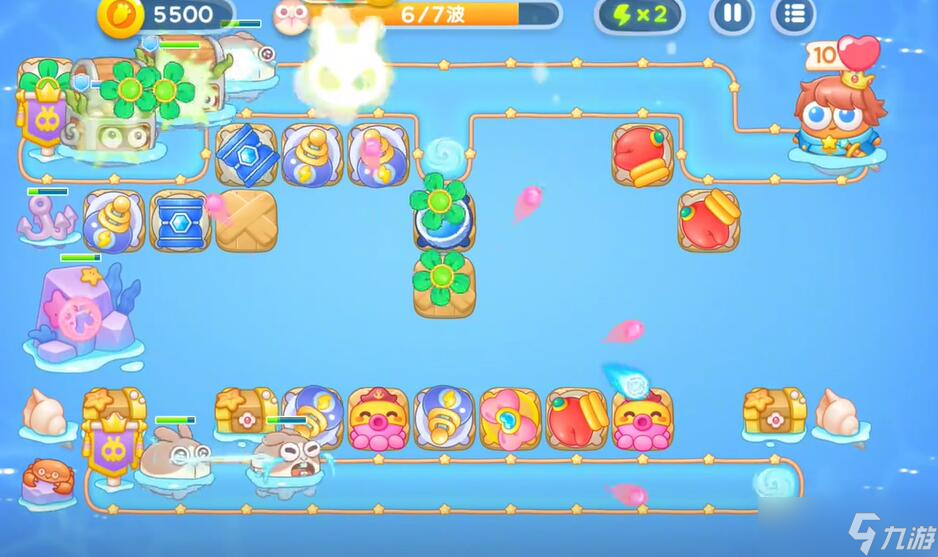 保卫萝卜4海的闺女第88关图文通关攻略