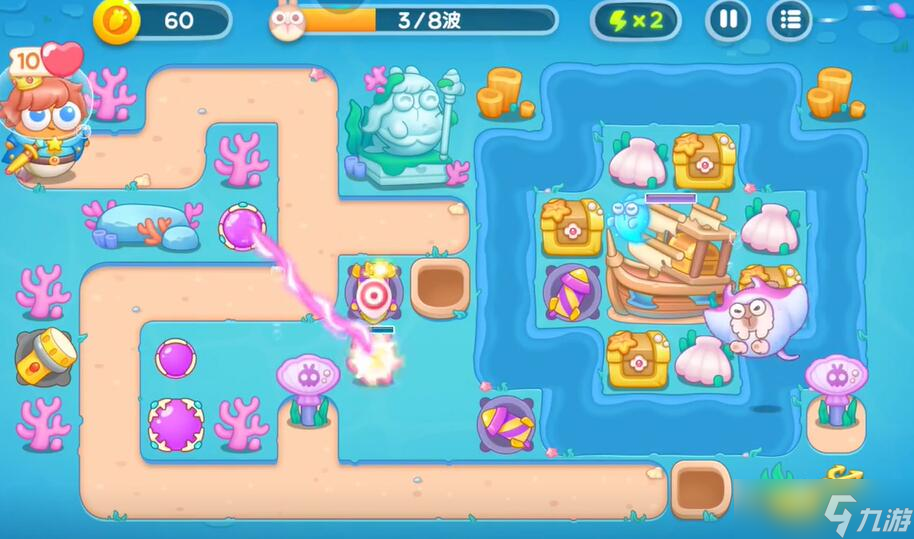 保卫萝卜4海的闺女第85关攻略