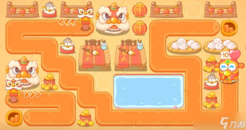 保卫萝卜4福神大作战第4关攻略