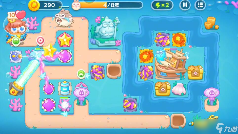保卫萝卜4海的闺女第85关攻略