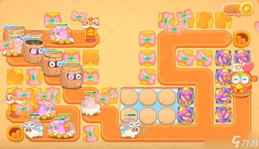保卫萝卜4福神大作战第4关攻略