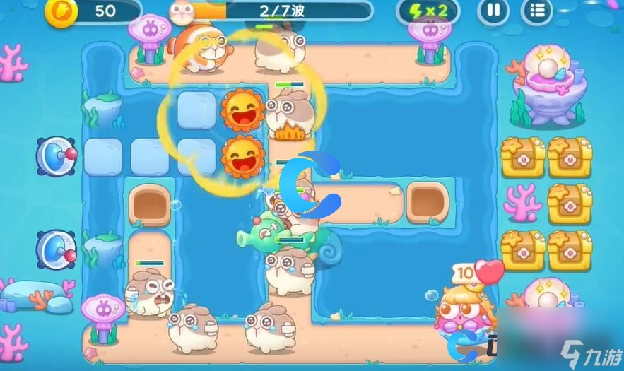《保卫萝卜4》海的闺女第八十七关图文攻略