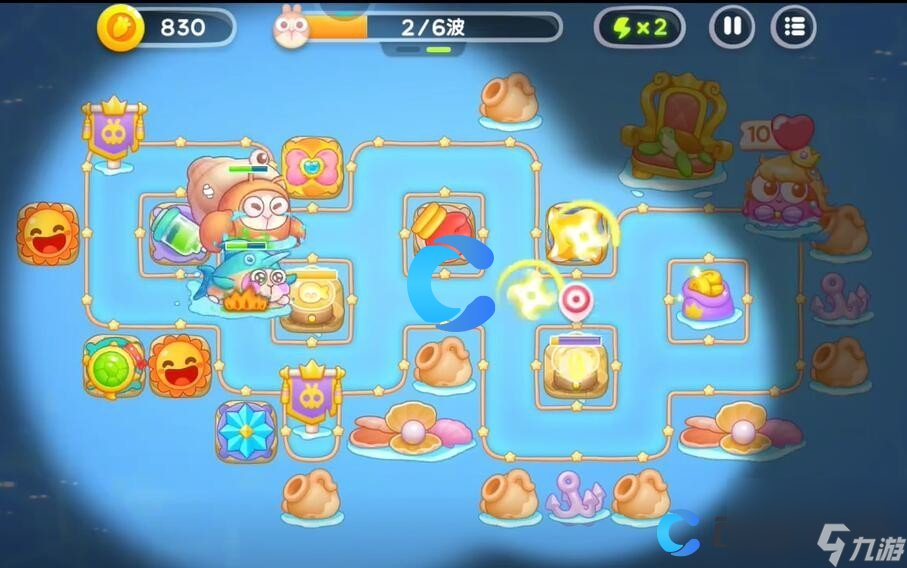 《保卫萝卜4》海的闺女第八十七关图文攻略