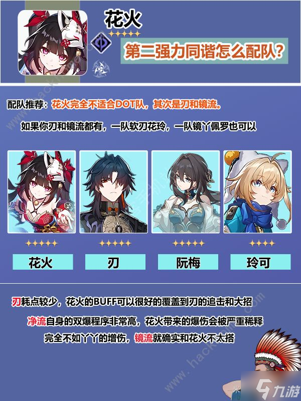 崩坏星穹铁道花火配队攻略 花火主C阵容怎么搭配