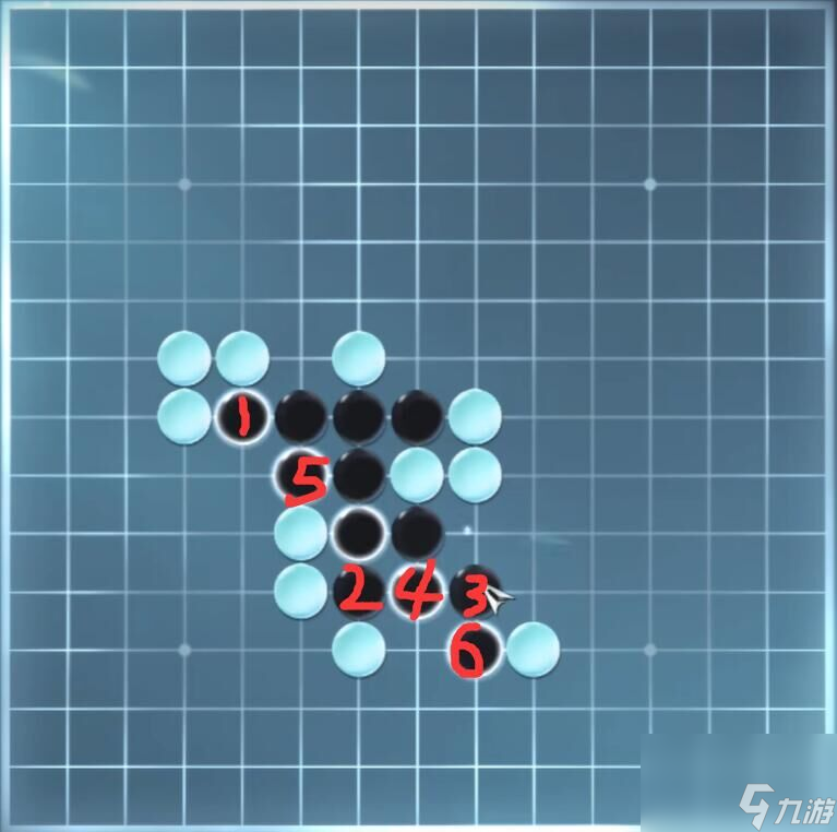 逆水寒手游五子棋残局十二攻略