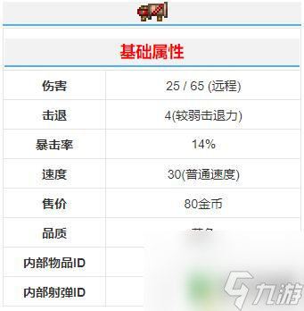 泰拉瑞亚武器弹射 泰拉瑞亚喜庆弹射器属性