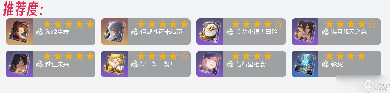 崩坏星穹铁道花火光锥怎么选择