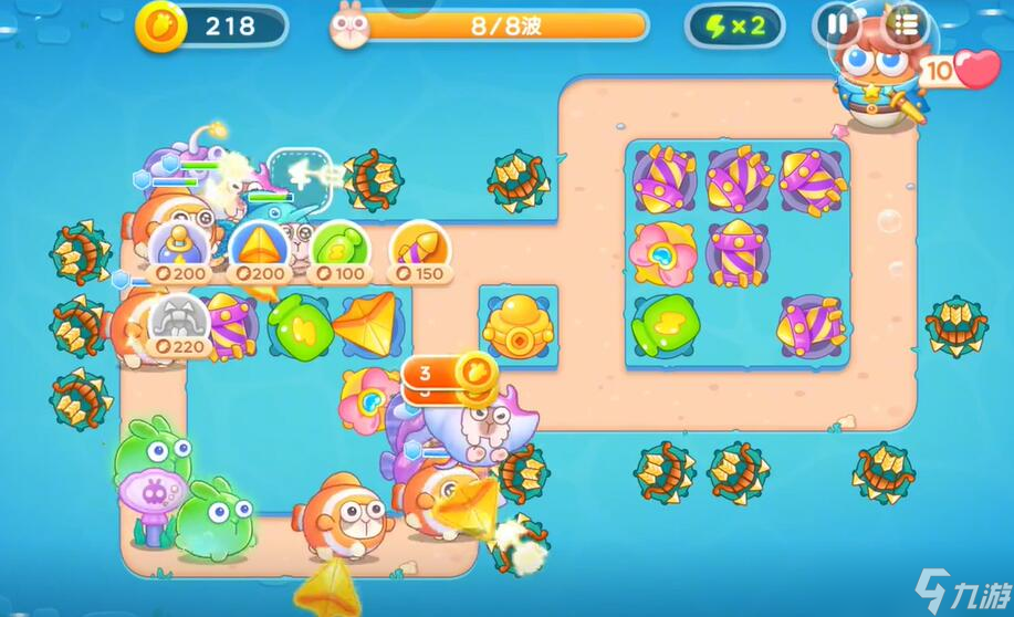 保卫萝卜4海的闺女第102关攻略