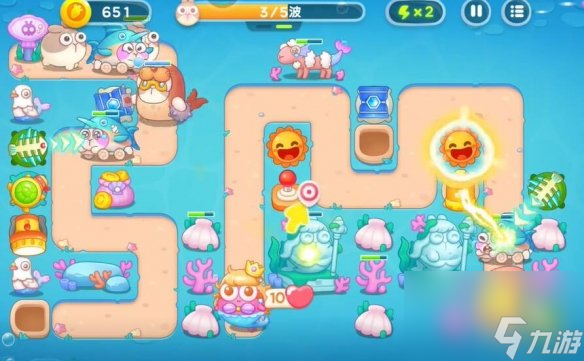 保卫萝卜4海的闺女第99关攻略