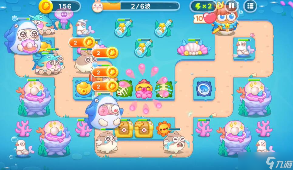 保卫萝卜4海的闺女第100关攻略