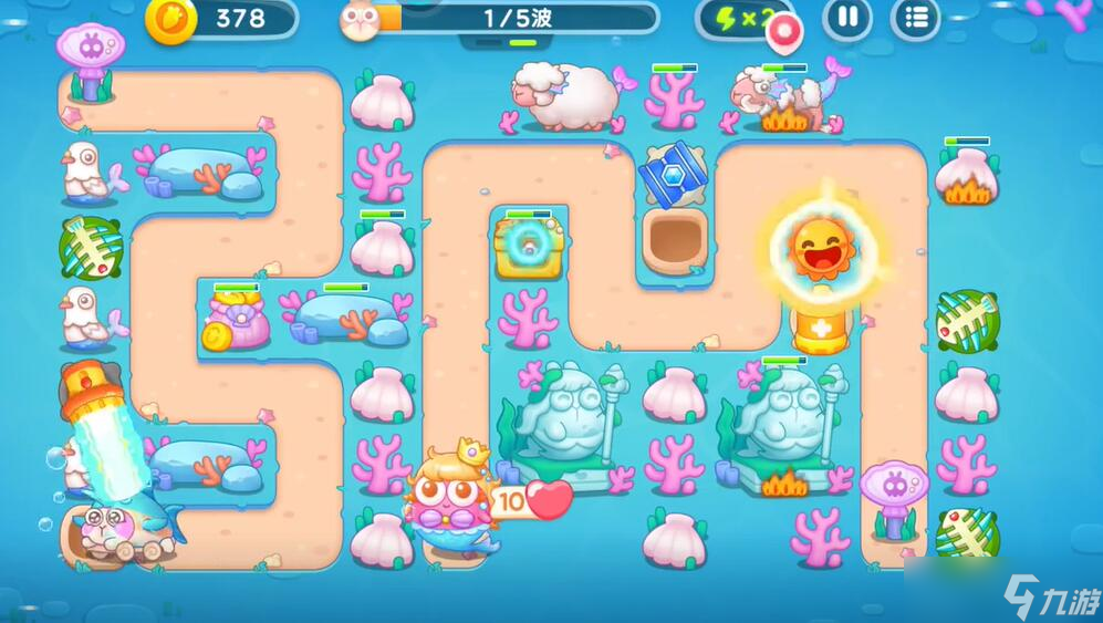 保卫萝卜4海的闺女第99关攻略