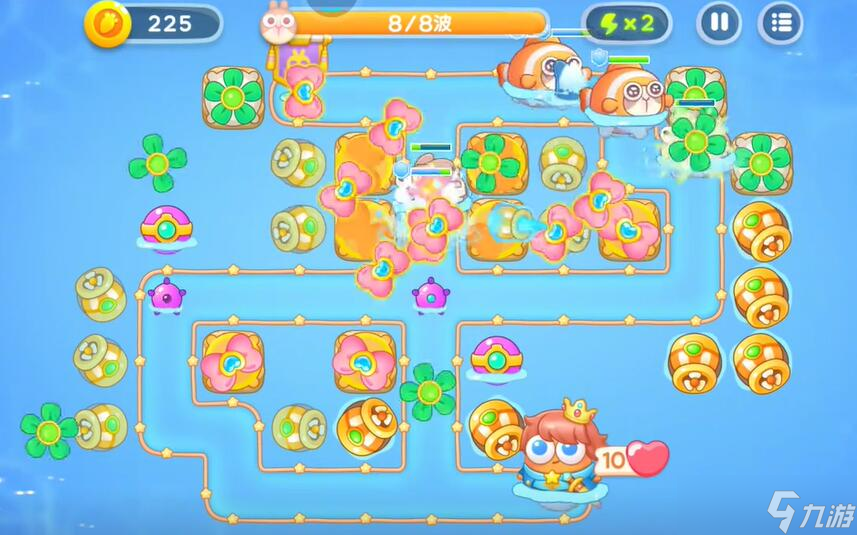 保卫萝卜4海的闺女第96关攻略