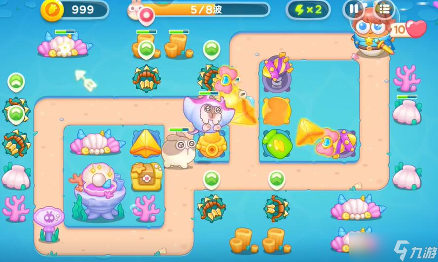 保卫萝卜4海的闺女第102关攻略