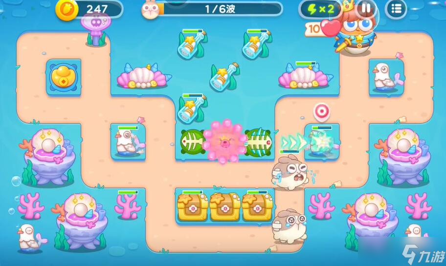 保卫萝卜4海的闺女第100关攻略