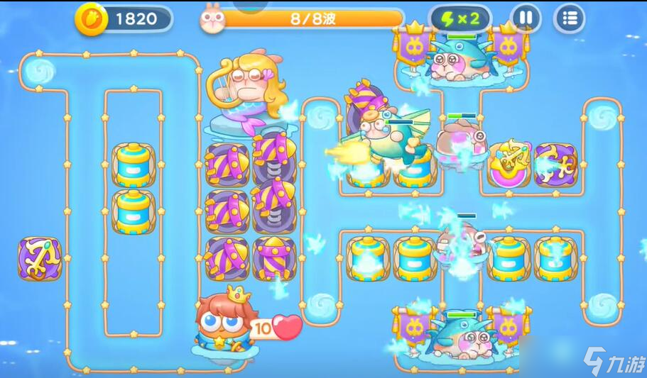 保卫萝卜4海的闺女第95关攻略