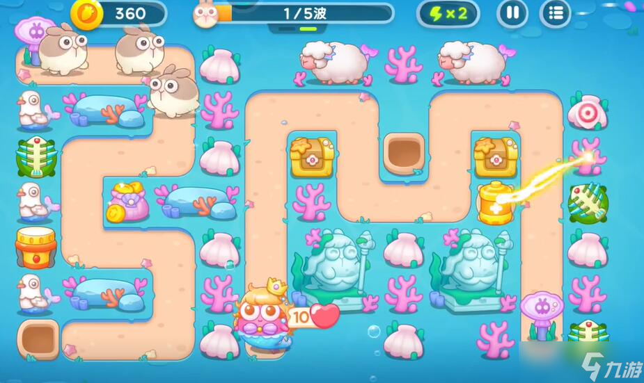 保卫萝卜4海的闺女第99关攻略