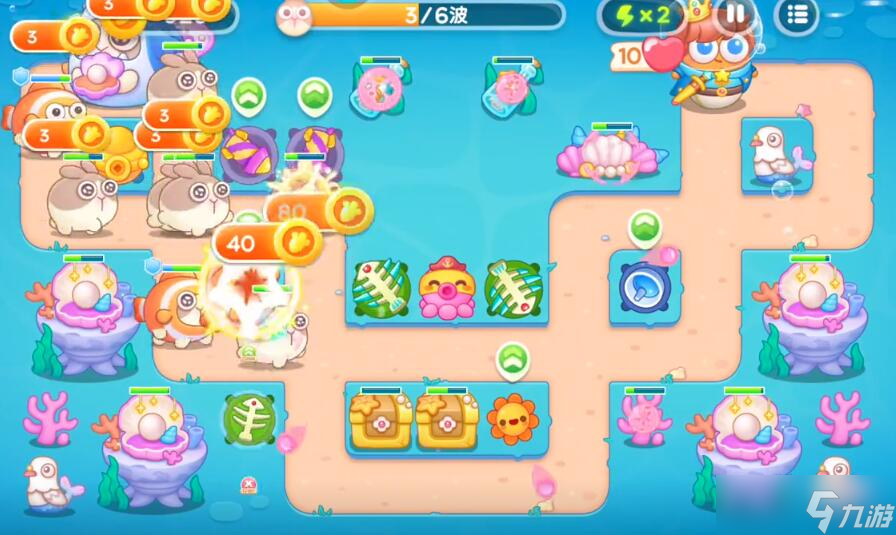 保卫萝卜4海的闺女第100关攻略