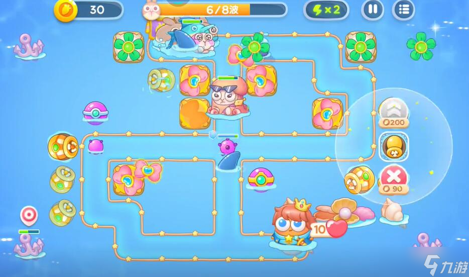 保卫萝卜4海的闺女第96关攻略