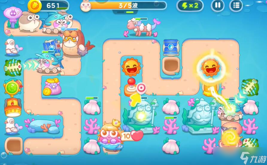 保卫萝卜4海的闺女第99关攻略