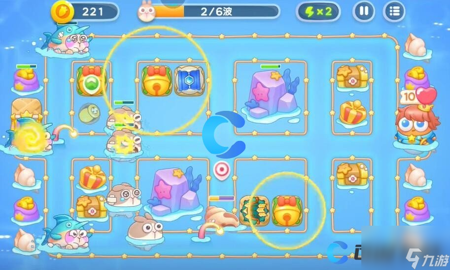 《保卫萝卜4》海的闺女第一百零五关怎么过