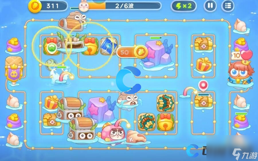 《保卫萝卜4》海的闺女第一百零五关怎么过