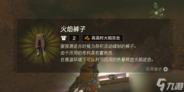 《塞尔达传说王国之泪》火焰裤子怎么获得