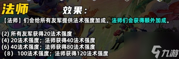 《金铲铲之战》S11法师羁绊效果一览