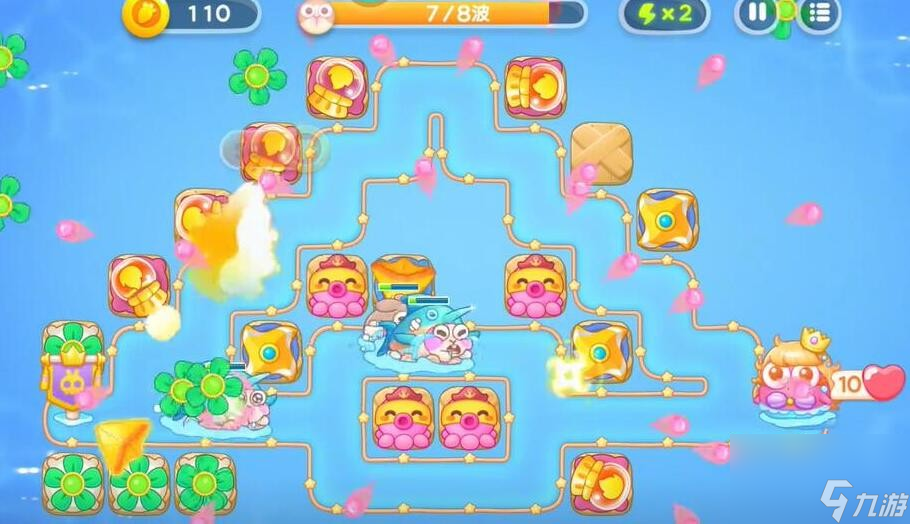 保卫萝卜4海的闺女97关通关攻略