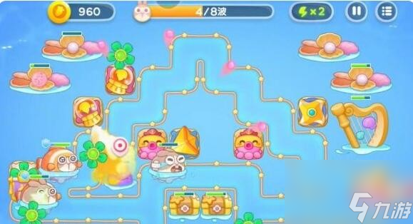 保卫萝卜4海的闺女97关通关攻略