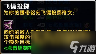 魔兽世界plus盗贼坦天赋符文装备推荐