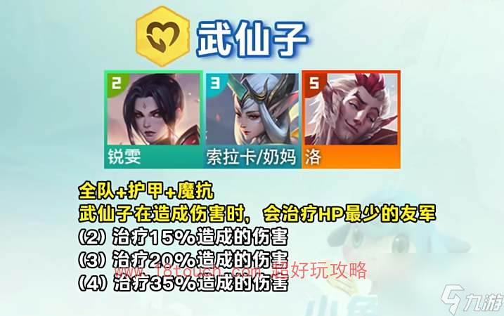 云顶之弈s11武仙子羁绊效果介绍