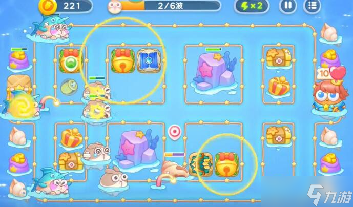 保卫萝卜4海的闺女第105关攻略