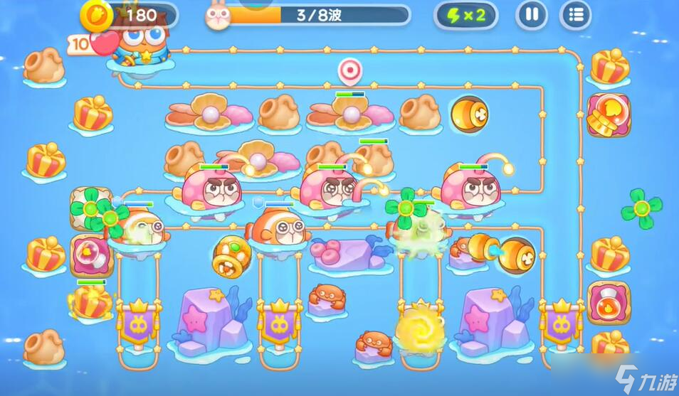 保卫萝卜4海的闺女第114关攻略