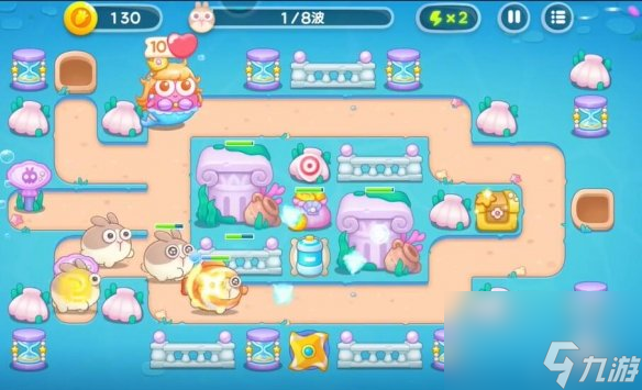 保卫萝卜4海的闺女第111关攻略