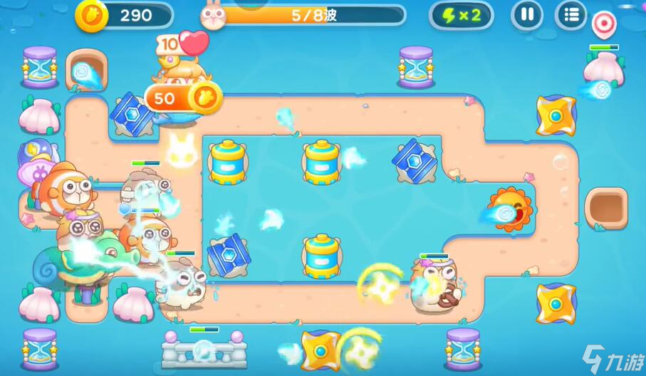 保卫萝卜4海的闺女第111关攻略