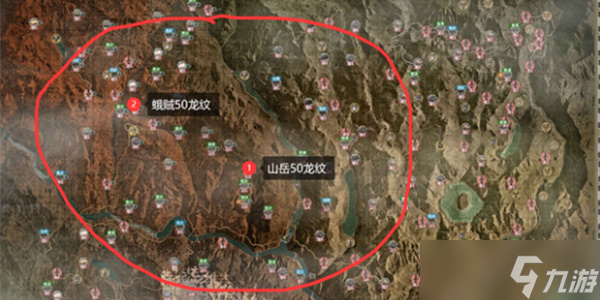 《帝国神话》50级龙纹武将位置