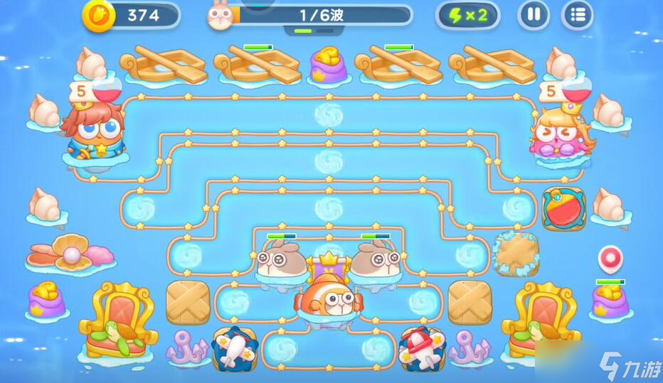 保卫萝卜4海的闺女第115关攻略