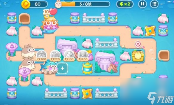 保卫萝卜4海的闺女第111关攻略