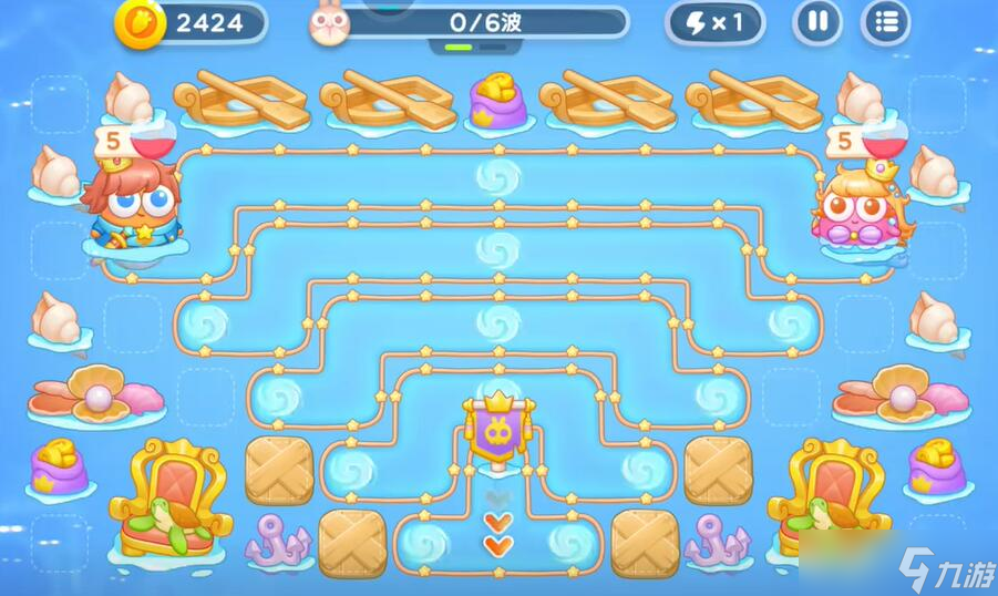 保卫萝卜4海的闺女第115关攻略
