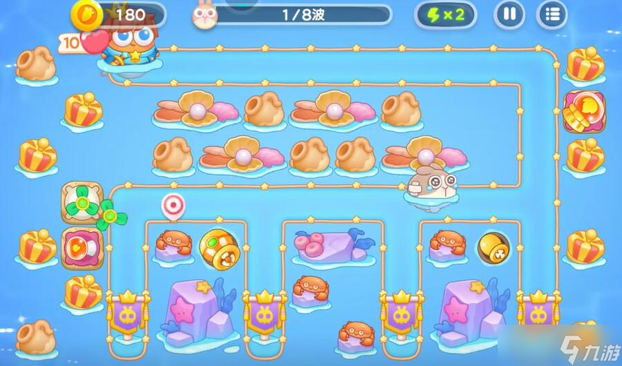 保卫萝卜4海的闺女第114关攻略