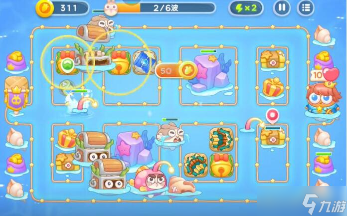 保卫萝卜4海的闺女第105关攻略