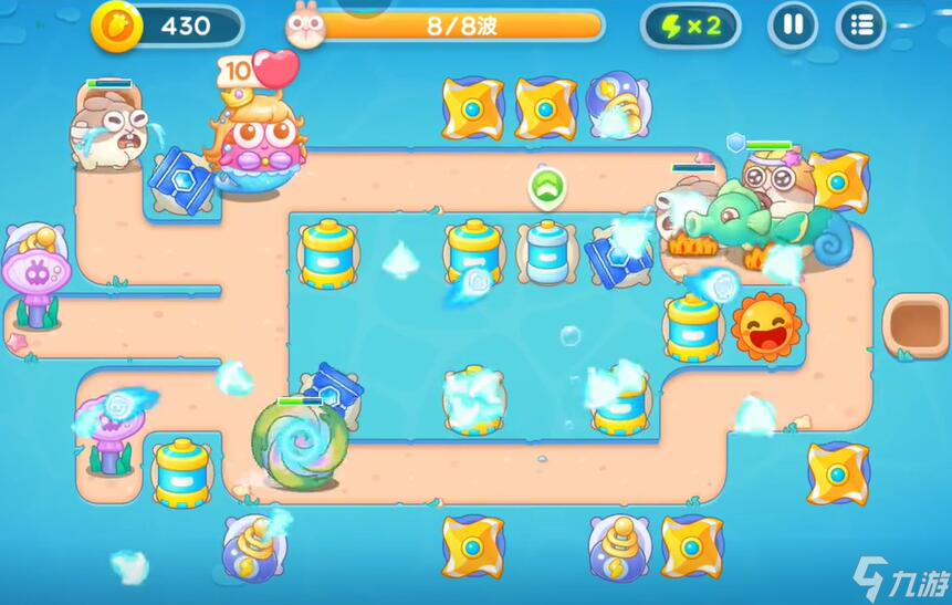 保卫萝卜4海的闺女第111关攻略