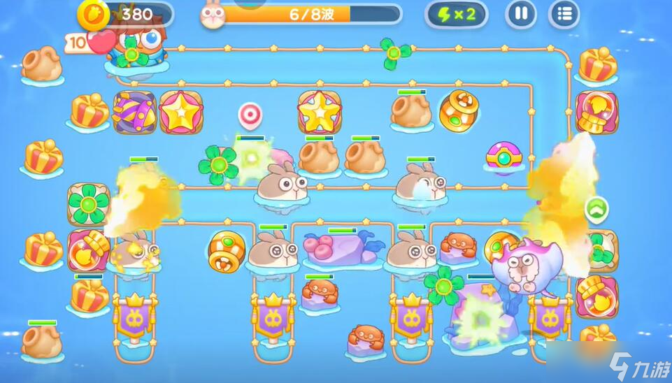 保卫萝卜4海的闺女第114关攻略