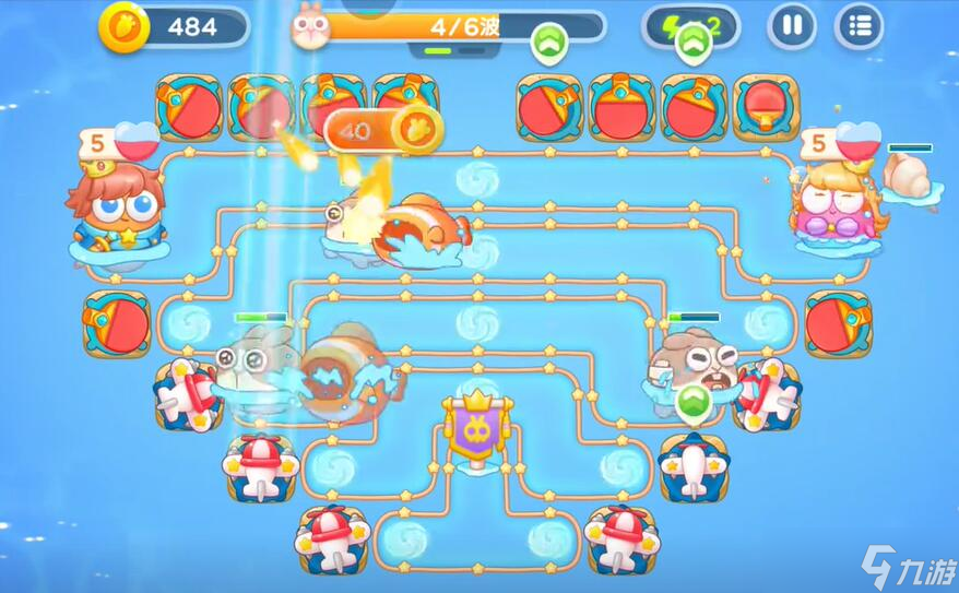 保卫萝卜4海的闺女第115关攻略